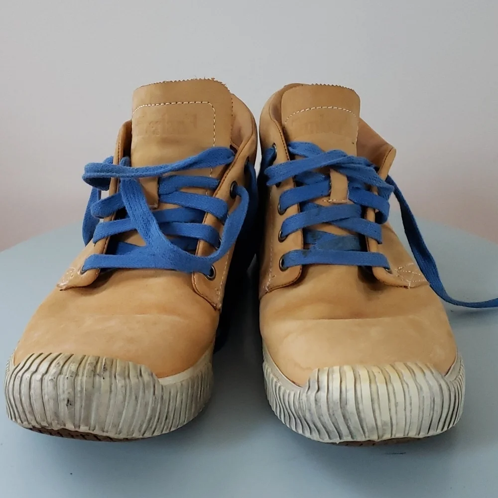 Timberland Mens TBL 73 Beige Suede Boots, Size 10.5M